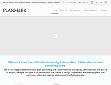 Tablet Screenshot of planmarkfinancialgroup.com